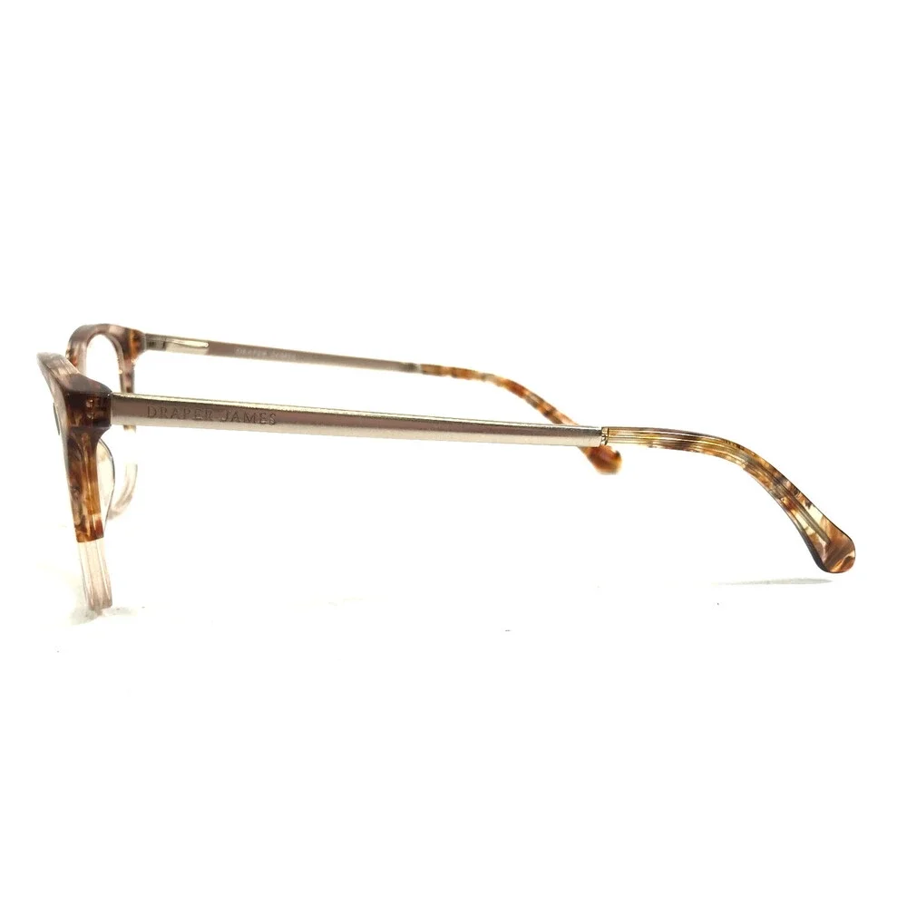 Draper James Eyeglasses Frames DJ5008 651 BLUSH GRADIENT Gold Cat Eye 51-17-135